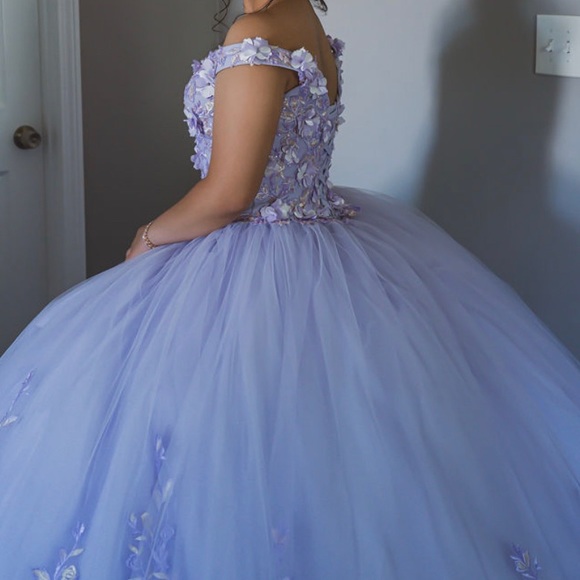 Lilac color quince dress - Picture 1 of 4